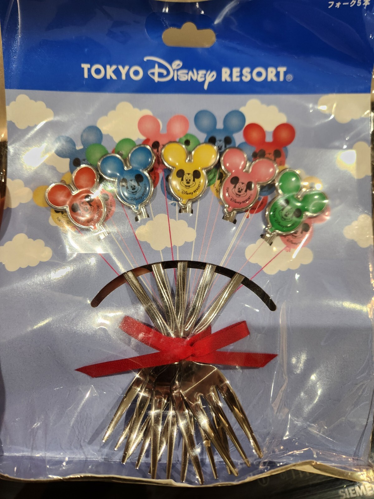 Tokyo Disneyland Mickey Mouse Forks Collectable Set Disney made in Japan RARE