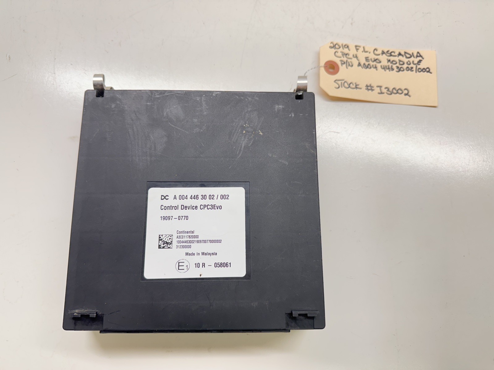 2019 Freightliner Cascadia CPC4 Evo Module A0044463002 Continental A0044463
