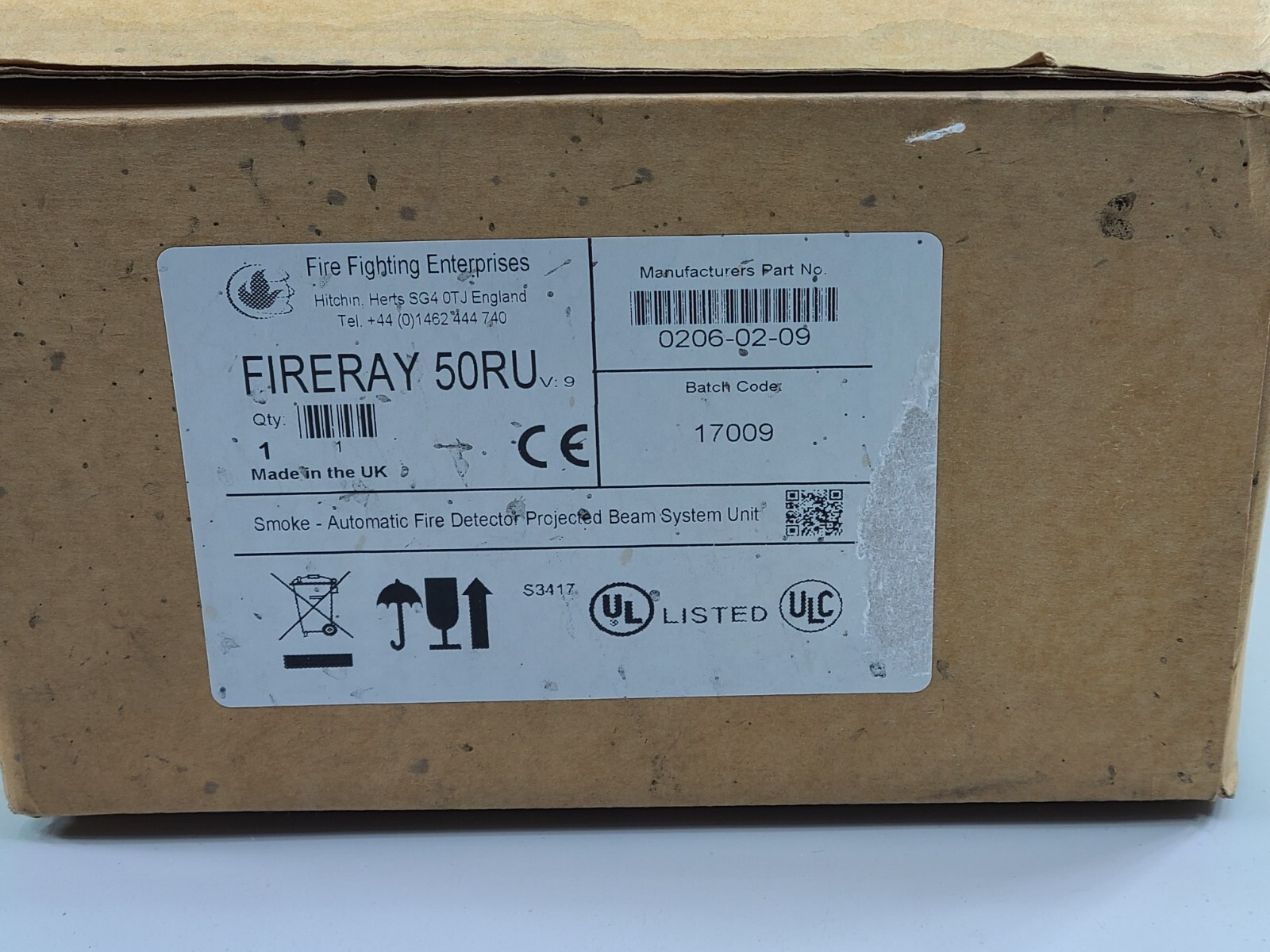 Fireray 50RU | BEAM DETECTOR 160 FT | Same Day Shipping