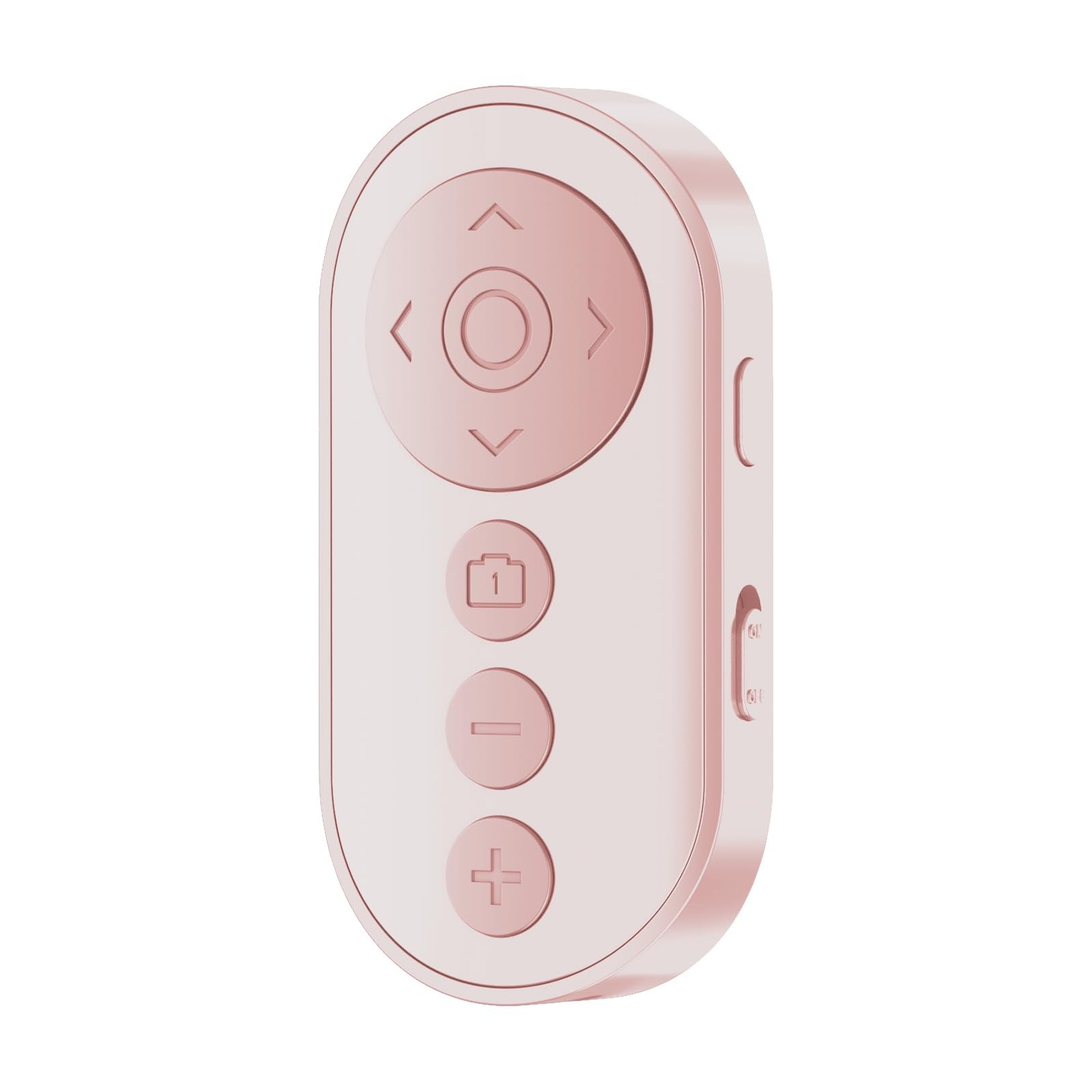Bluetooth Camera Remote Shutter with Zoom and Front/Rear Switch Pink