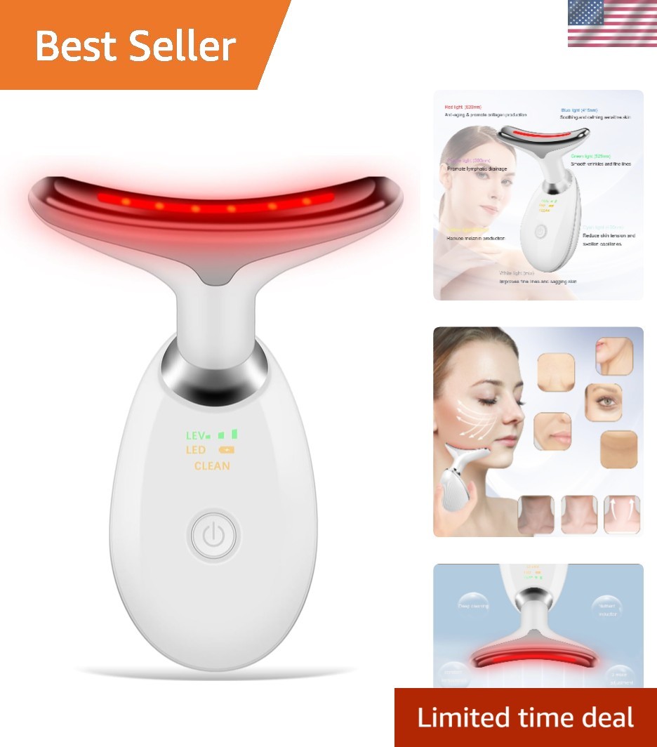 Face and Neck Massager Tools, Portable Facial Beauty Device,Facial Massager w...
