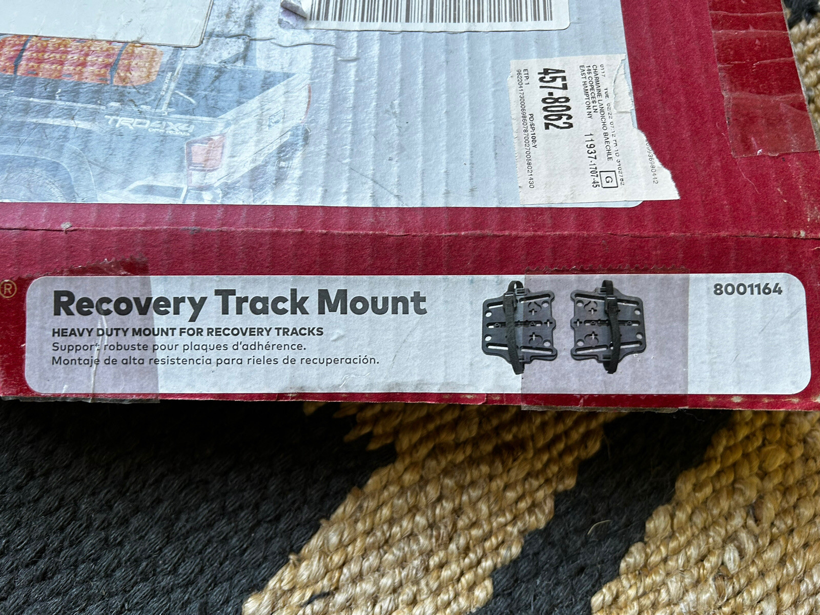 Yakima Recovery Track Mount Heavy Duty Support For Recovery Tracks 8001164