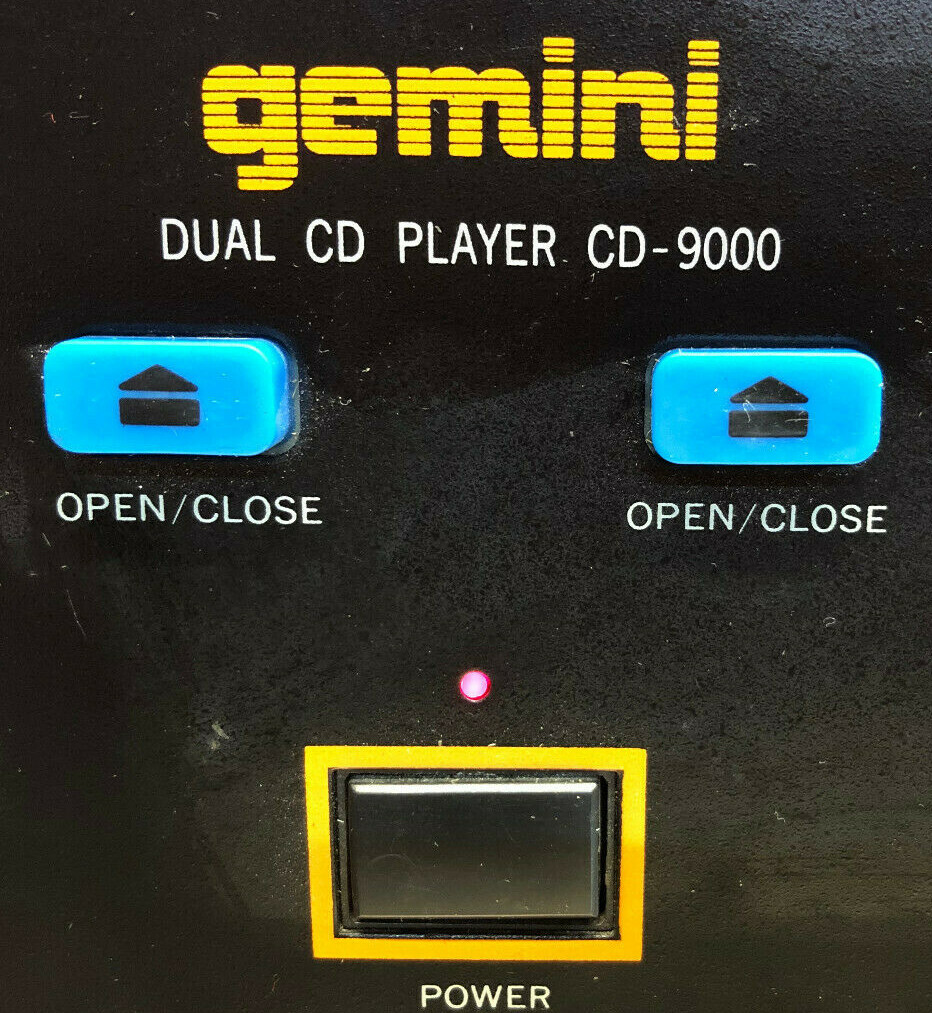 Vintage 1994 GEMINI - CD-9000 Dual CD Player - Excellent Condition!