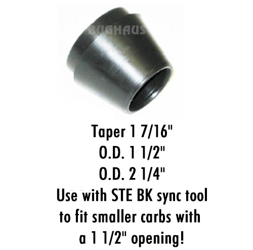 Adapter to Convert STE-BK Sync Tool for use on Smaller Carbs! FREE SHIPPING!