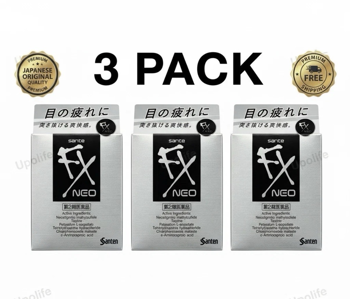 Santen SANTE FX NEO  3 packs set Cooling Eye Drops Exp 04/2028