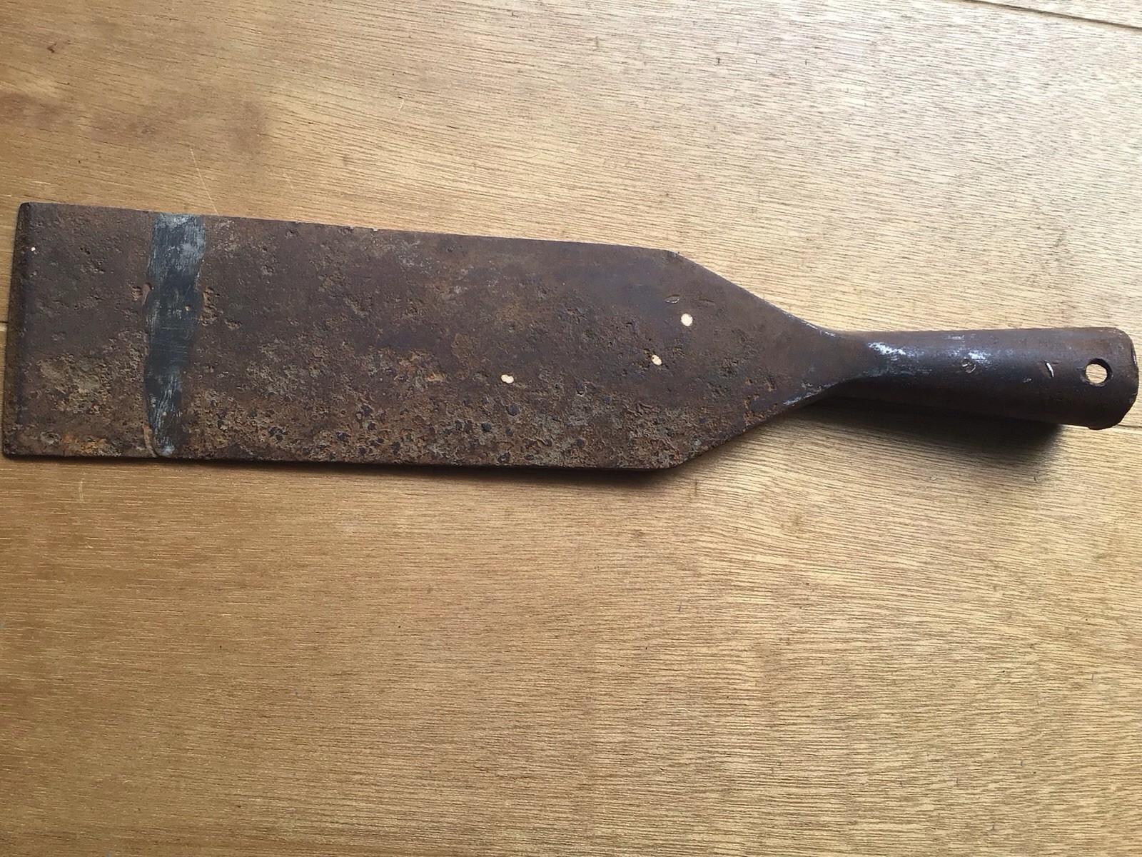 Vintage Metal Timber Framing Chisel 14 Inch Tool