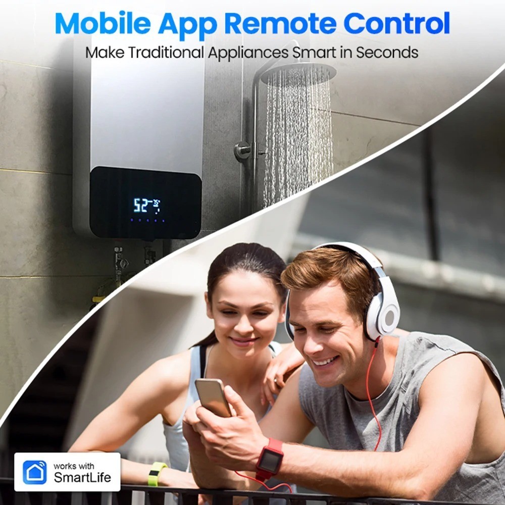 WiFi Smart Plug US Outlet 16A 16A Alexa Google Assistant App Remote Timer Contro