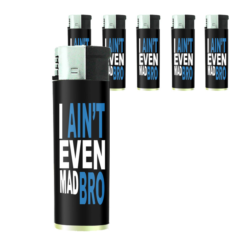 You Mad Bro D6 Set of 5 Electronic Butane Lighter