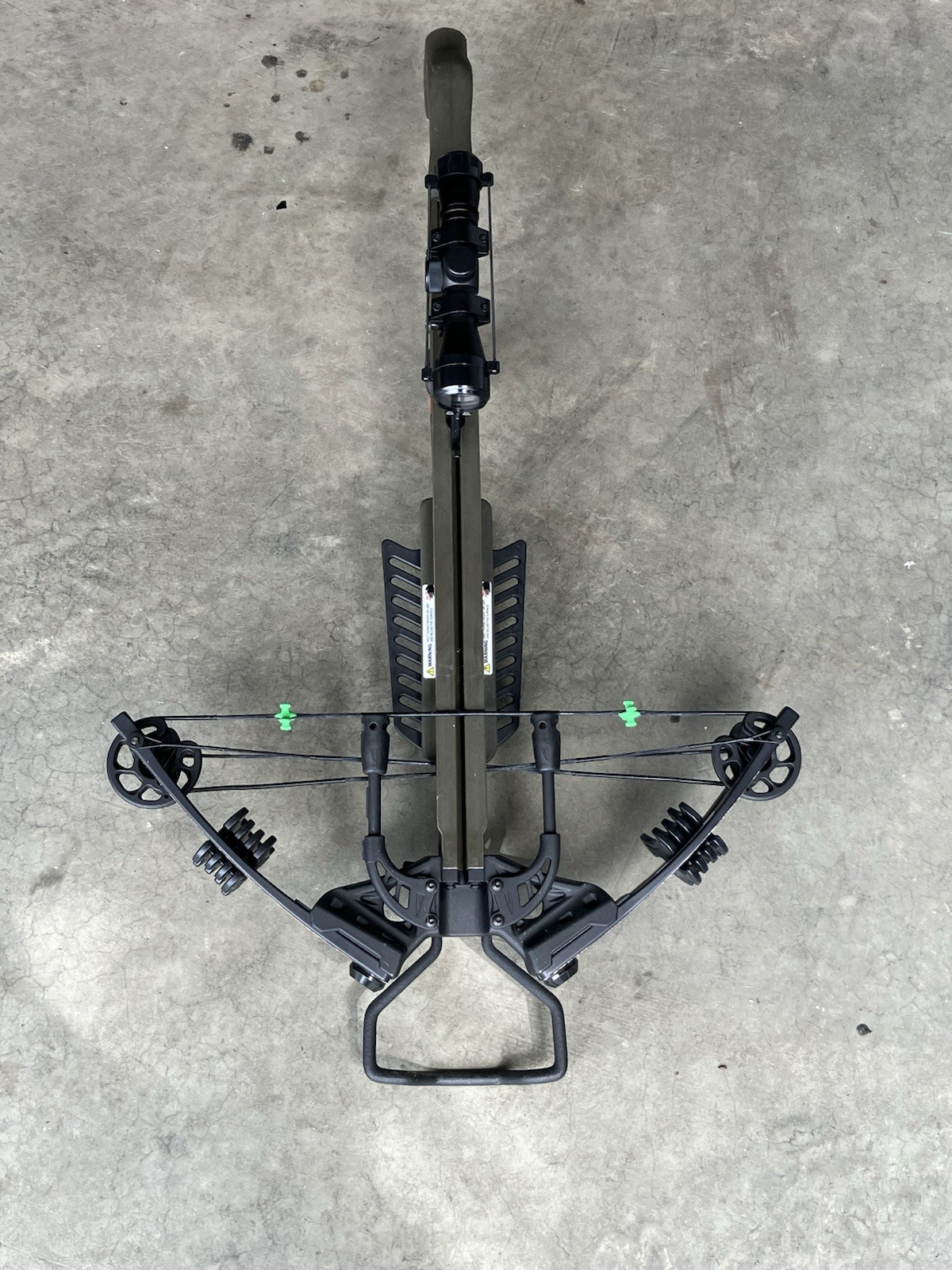 Killer Instinct Lethal 405 Crossbow Green/Black 405 fps 210lb w/ 4x32 Scope