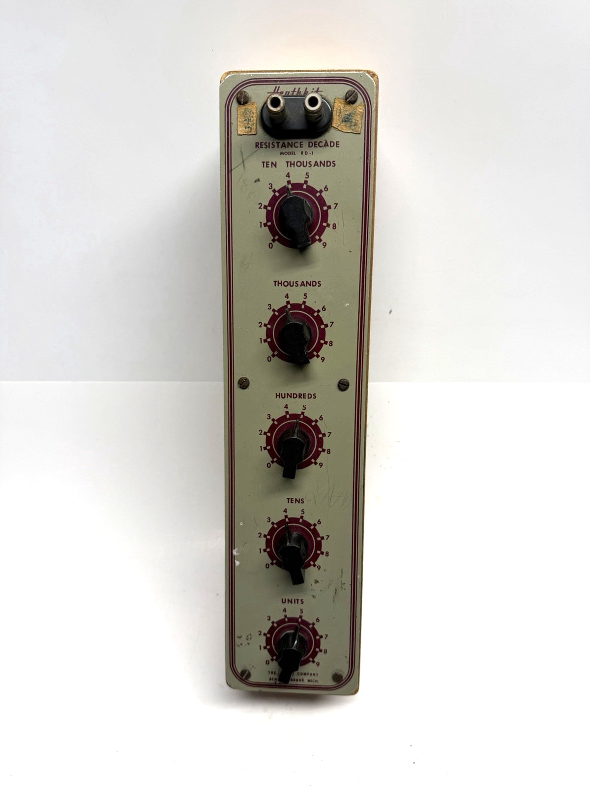 Vintage Heathkit Resistance Decade Model RD-1 Decade Box