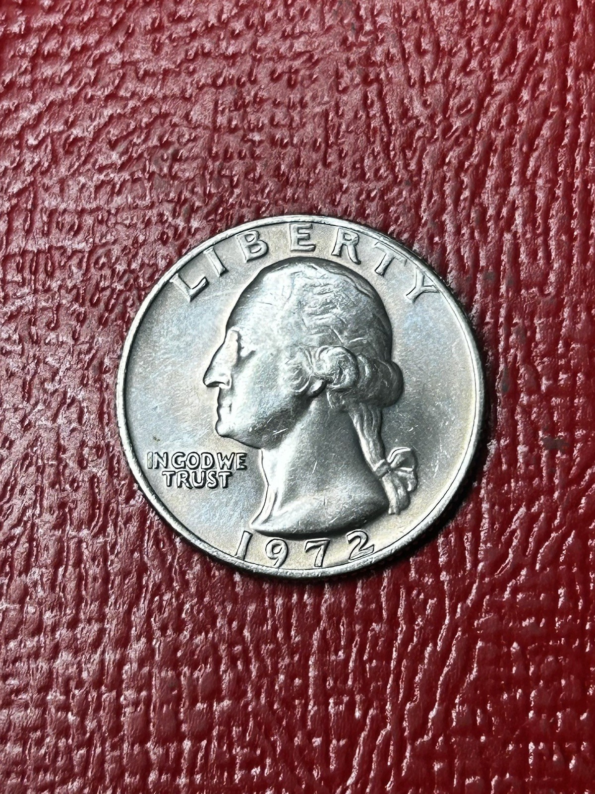 1972 P Washington Quarter Brilliant Uncirculated Full Feathers Mint State #I444