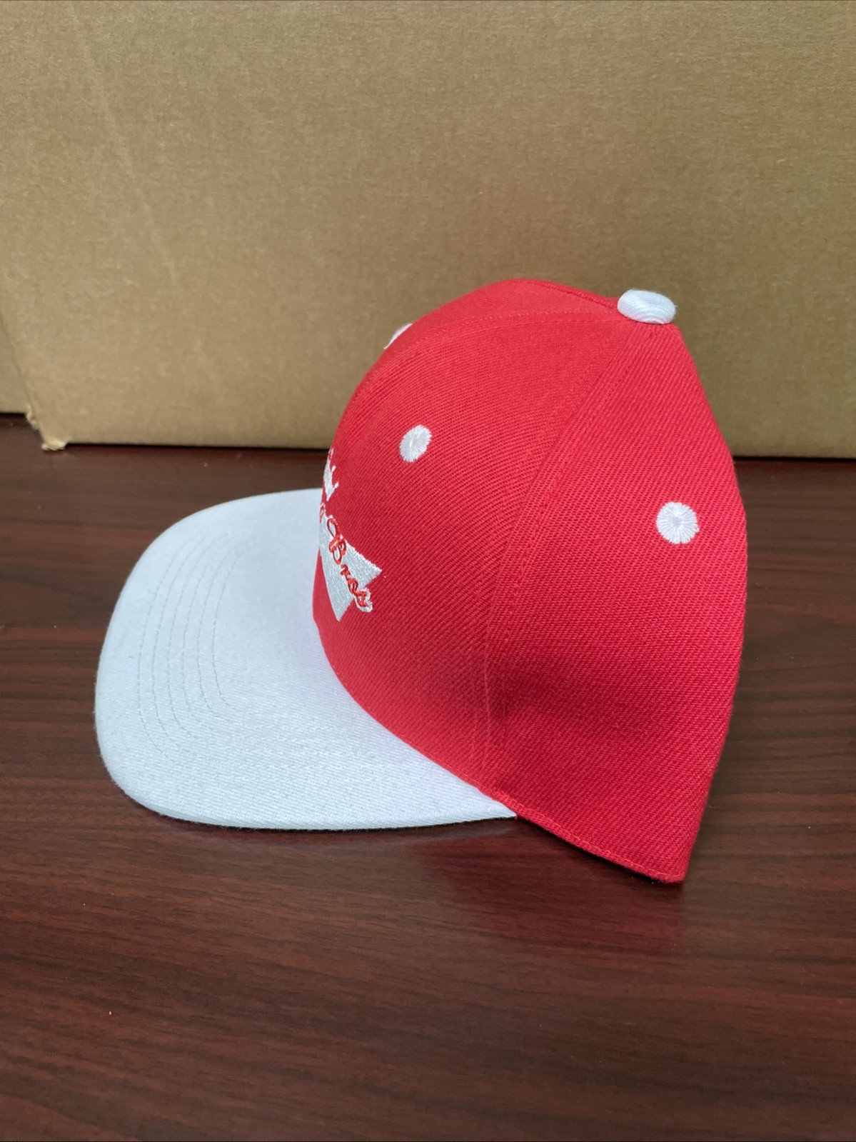 Matt Riddle WWE KING OF BROS SnapBack Red White Hat Cap Wrestling Adjustable