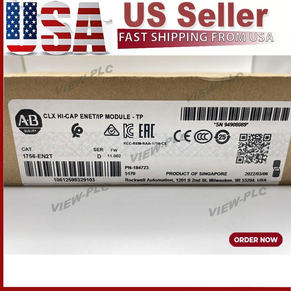 New Sealed Allen Bradley 1756EN2T ControlLogix EtherNet/IP 1756-EN2T US Free Tax