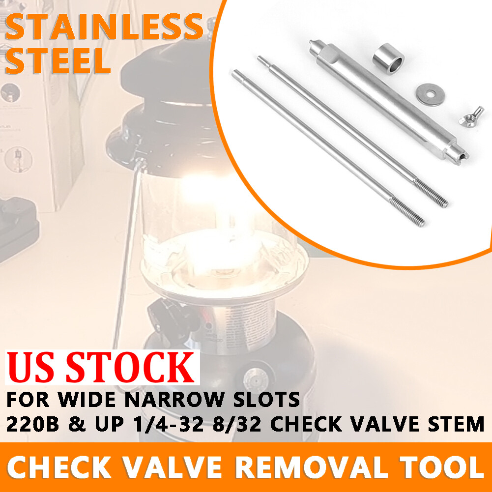 For Coleman Lanterns DOUBLE END Wide & Narrow Slot Check Valve Removal Tool US