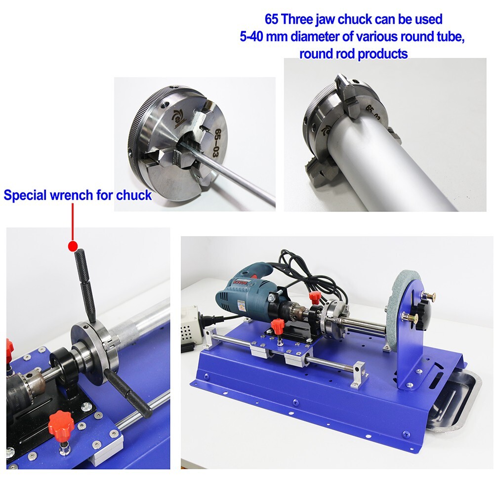 Small Metal Pipe Rod Multifunctional Processing Machine for Drawing Polishing