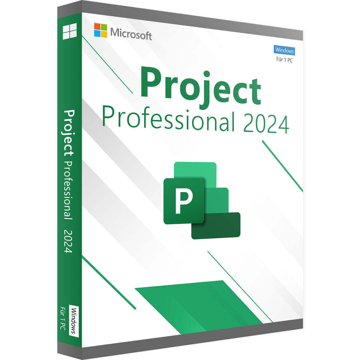 Microsoft Project 2024 Professional, Bind Key, Windows Only, Key Only