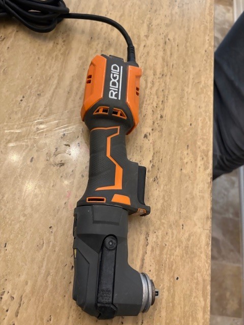 RIDGID Corded Oscillating Multi-Tool R28700 Used 4 Amp