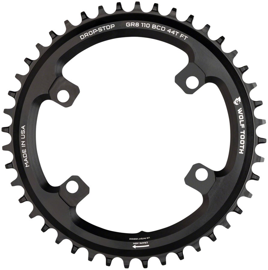 110 Asymmetrical BCD Chainrings for Shimano GRX - Wolf Tooth Shimano 110