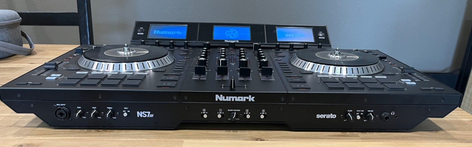 Numark NS7III Serato 4-Channel Motorized DJ Controller and Mixer with Display