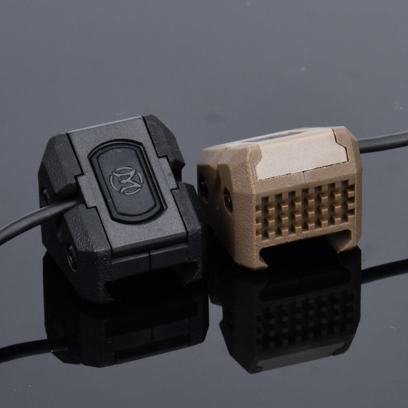 Tactical Light Remote Pressure Switch Button For SF Hunt Light PEQ15 NGAL Laser