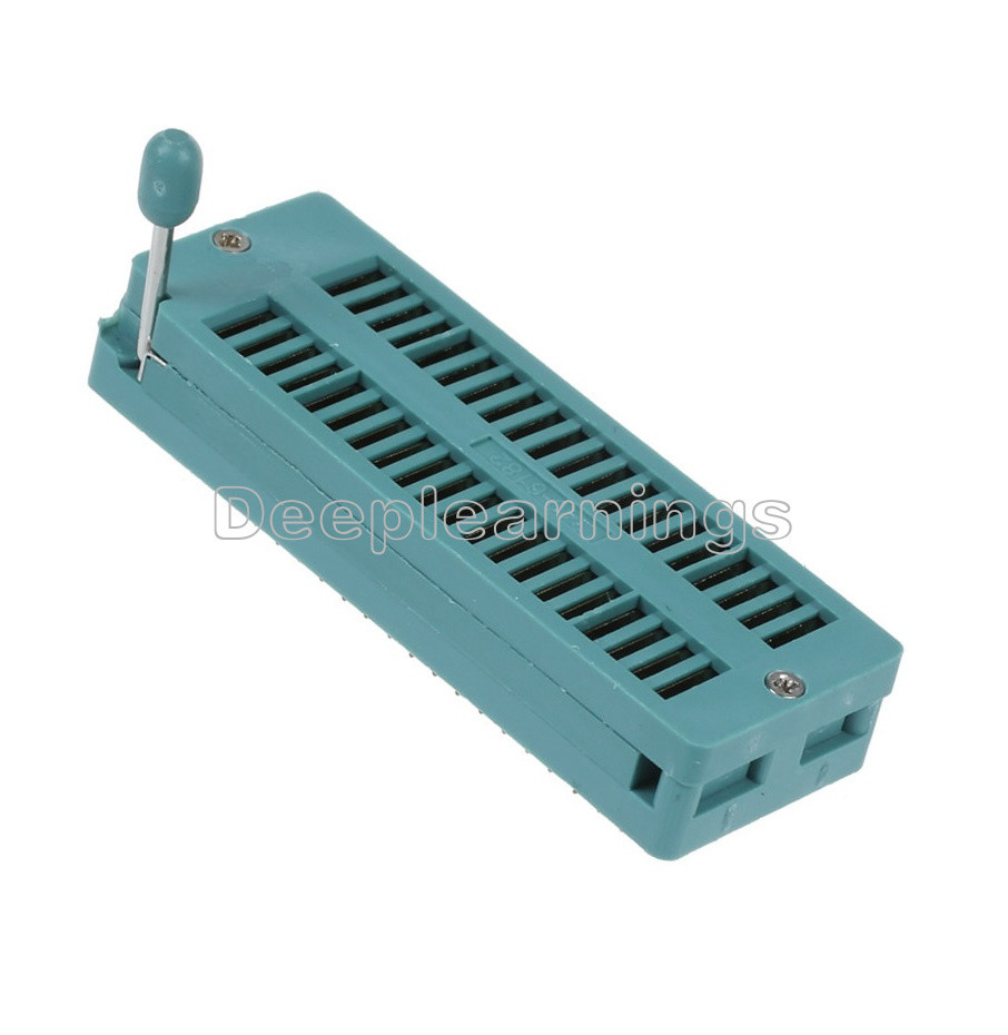 2pcs Multi-function Universal 40P 40Pin ZIF ZIP DIP IC Test Tester Board Socket