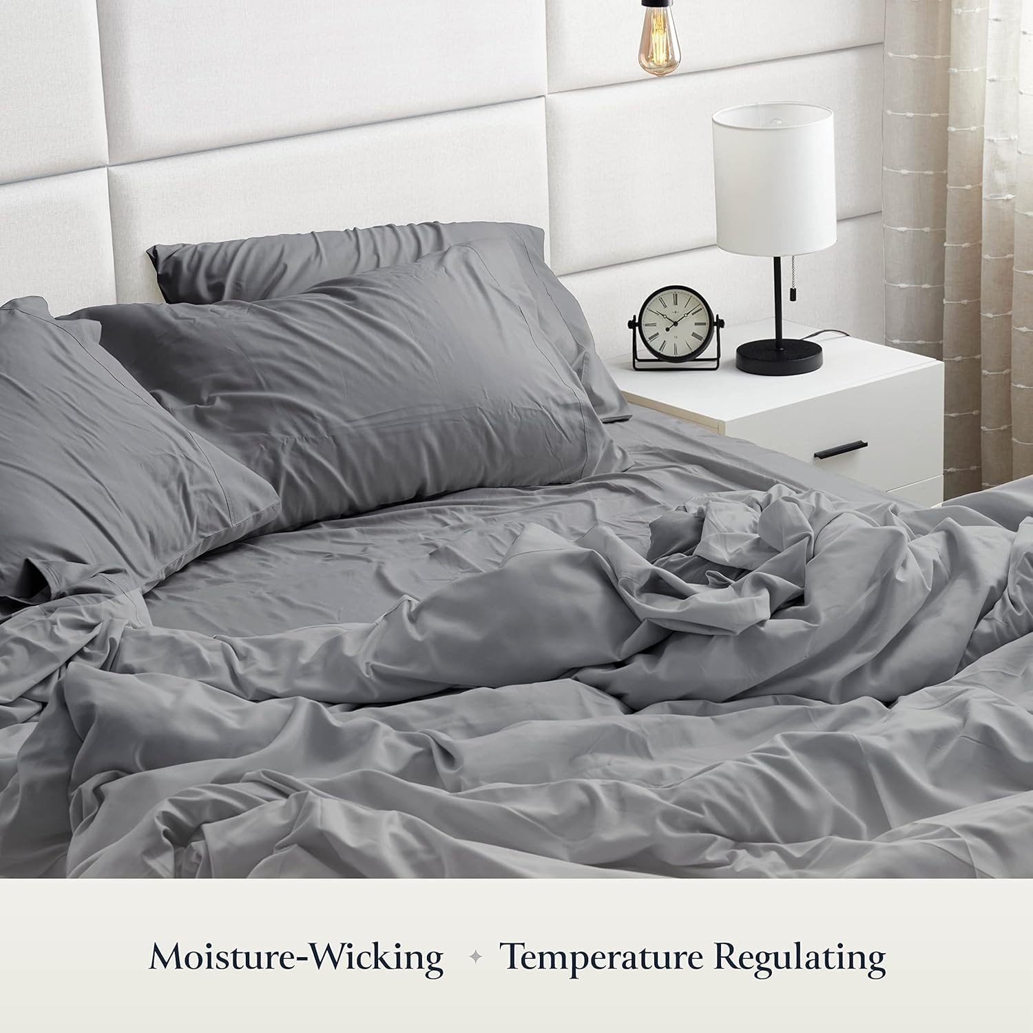 Breathable Microfiber King Sheet Set - 16 Inch Deep Pockets, 500-Night Guarantee