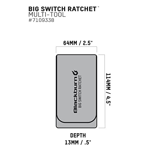 Blackburn Big Switch Ratchet Bike Multi Tool () One Size Black/Silver