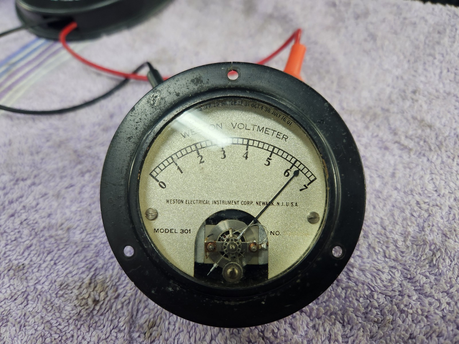 Weston Model 301 Voltmeter 6 Volt - Tested - Working - Accurate
