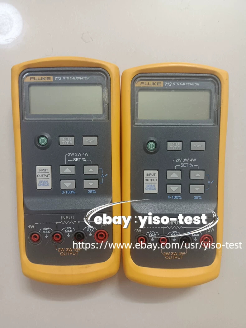 1PCS FLUKE Fluke 712 RTD Process Calibrator /Good function /#
