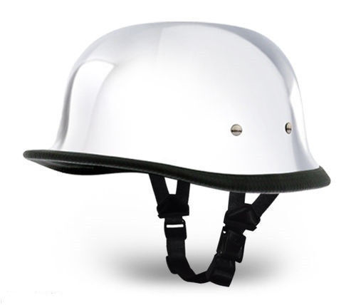 German Chrome  Novelty Motorcycle  Helmet - Free Shipping