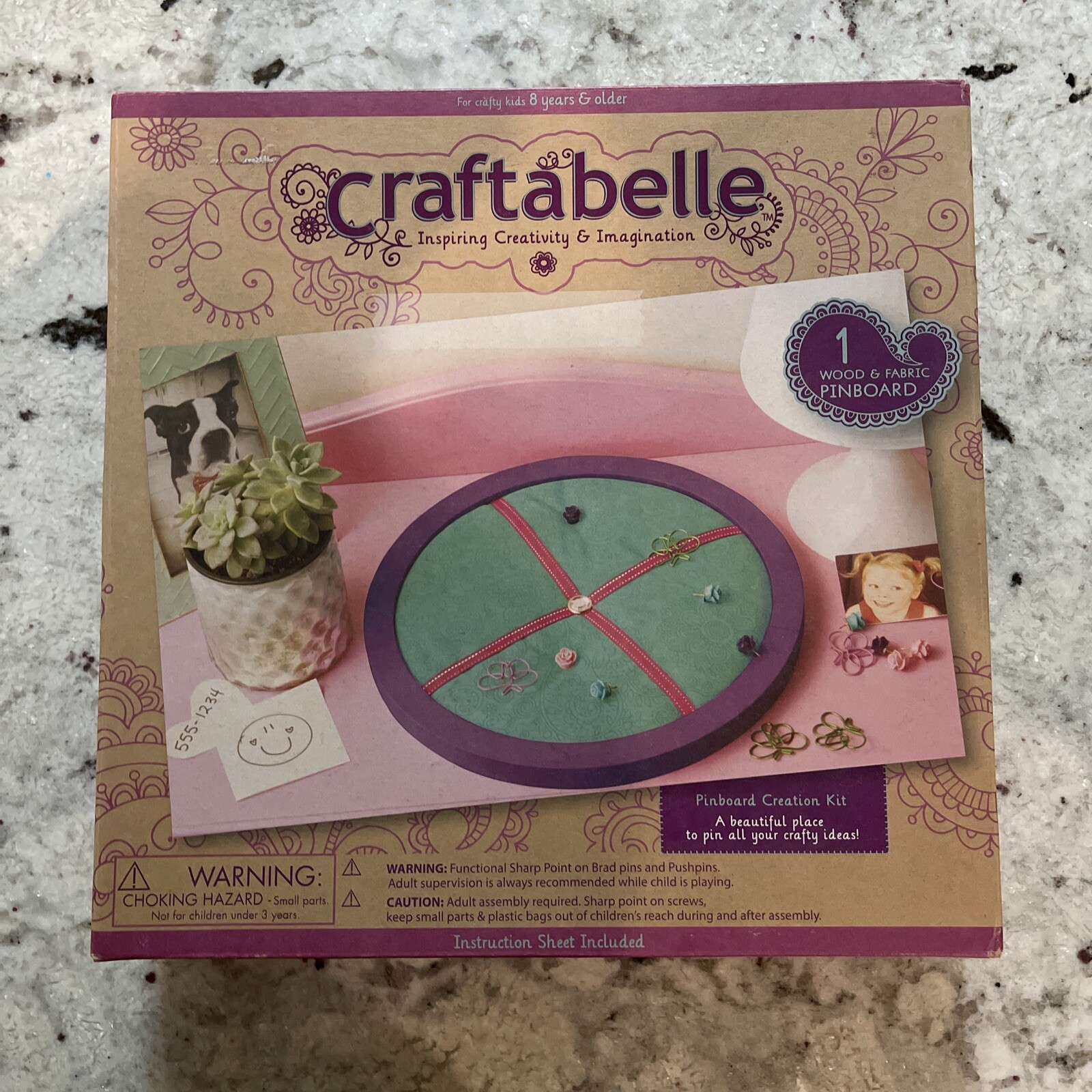 Craft Kit For Kids Push Pin Art 8-14 Years Toy Hobby Imagination Gift
