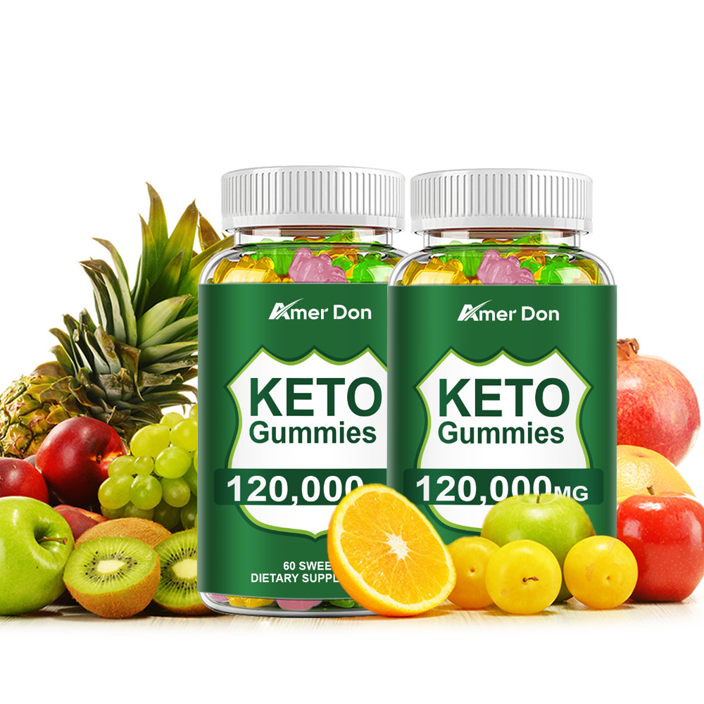 Keto Slimming Gummies 120,000mg Apple Cider Vinegar ACV Weight Loss 60 Gummy USA