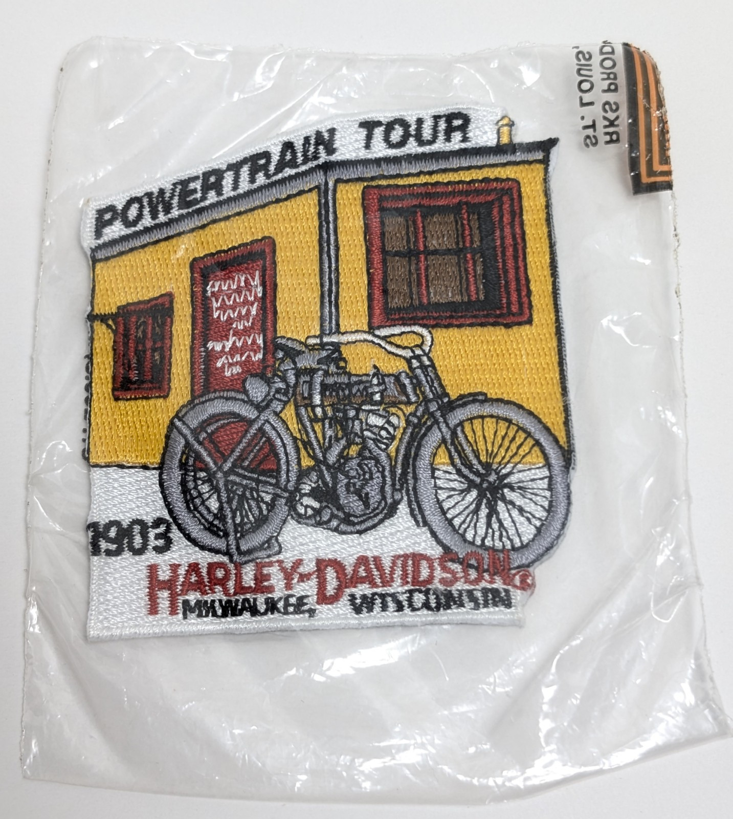 Harley Davidson First Factory 1903 Patch Powertrain Tour