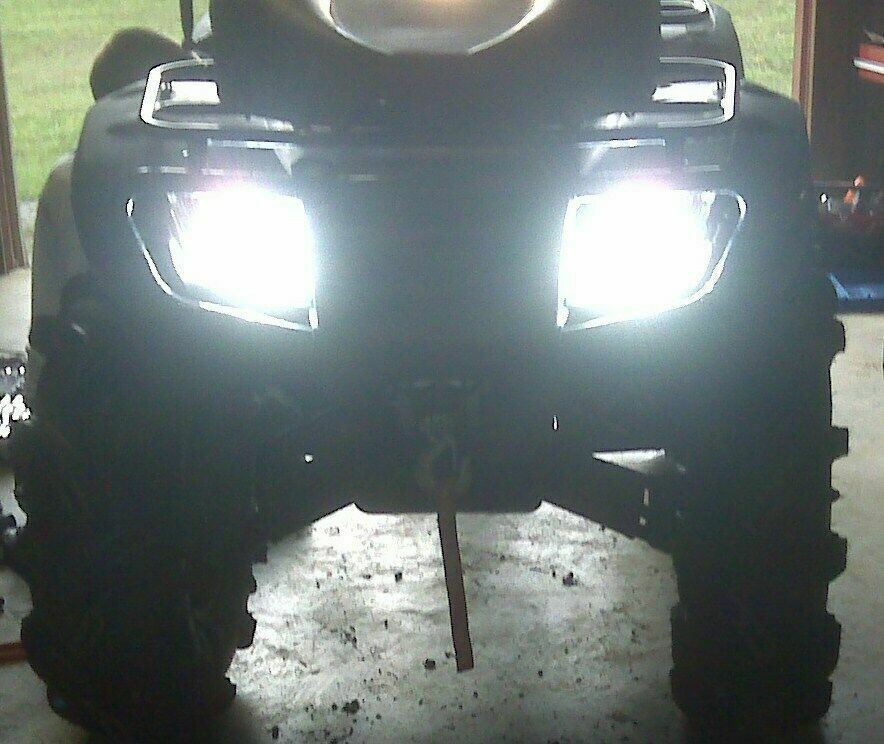 For Honda Foreman 400 450 1997-2003 2004 LED Headlight Kit H6 6000K White Bulbs