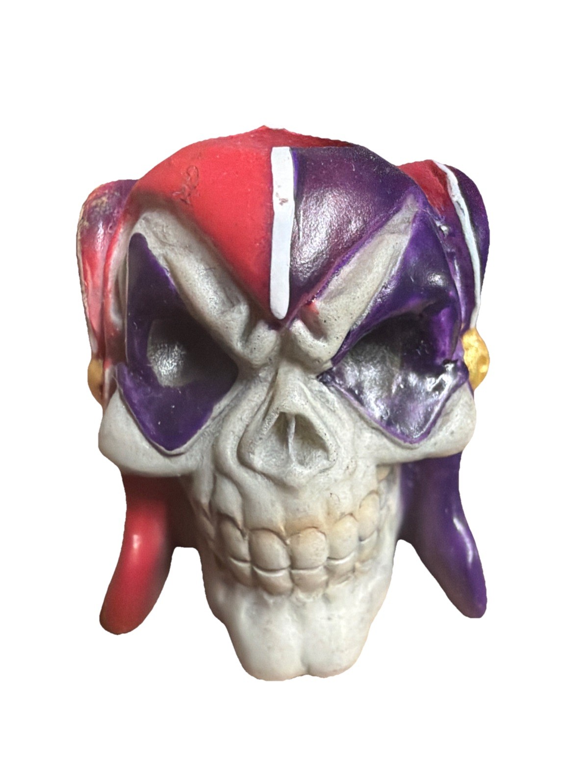 1 vintage Buttheadz cigarette snuffer Jester Skull made in 2002 by Adams Apple