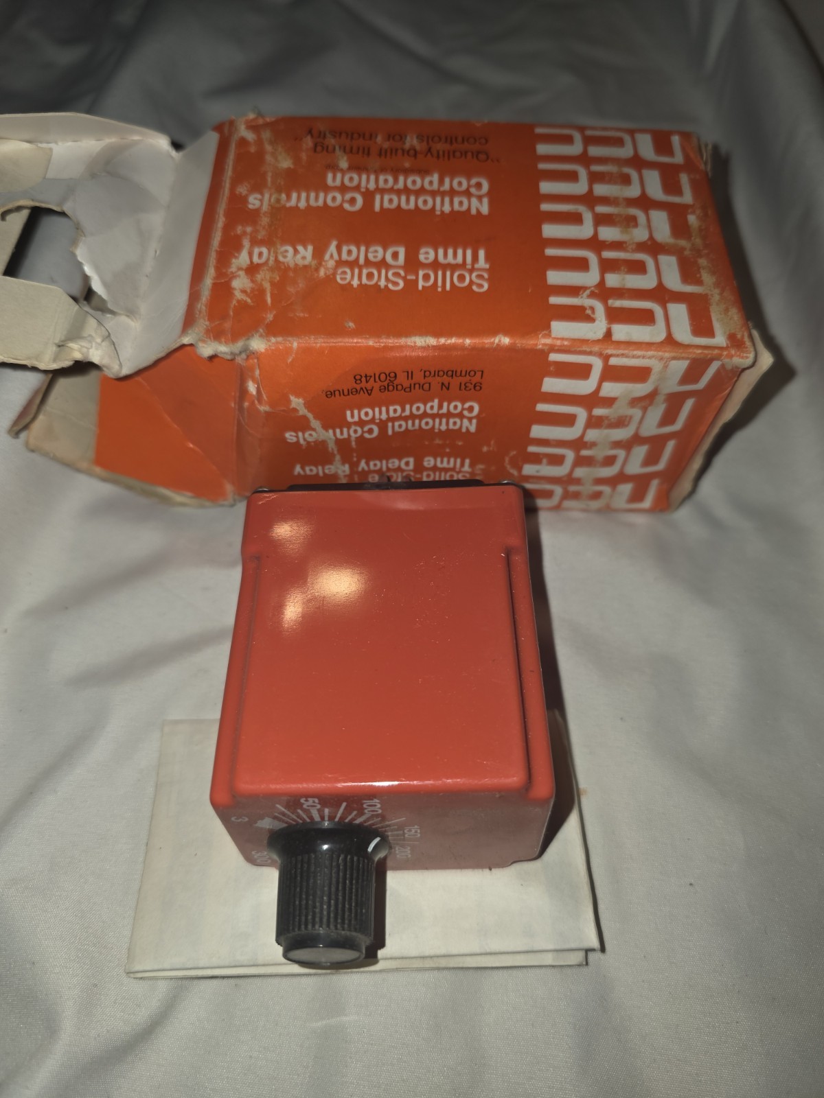 NEW IN BOX NCC SOLID STATE TIMER T1K-300-461 RANGE 3-300 SEC.