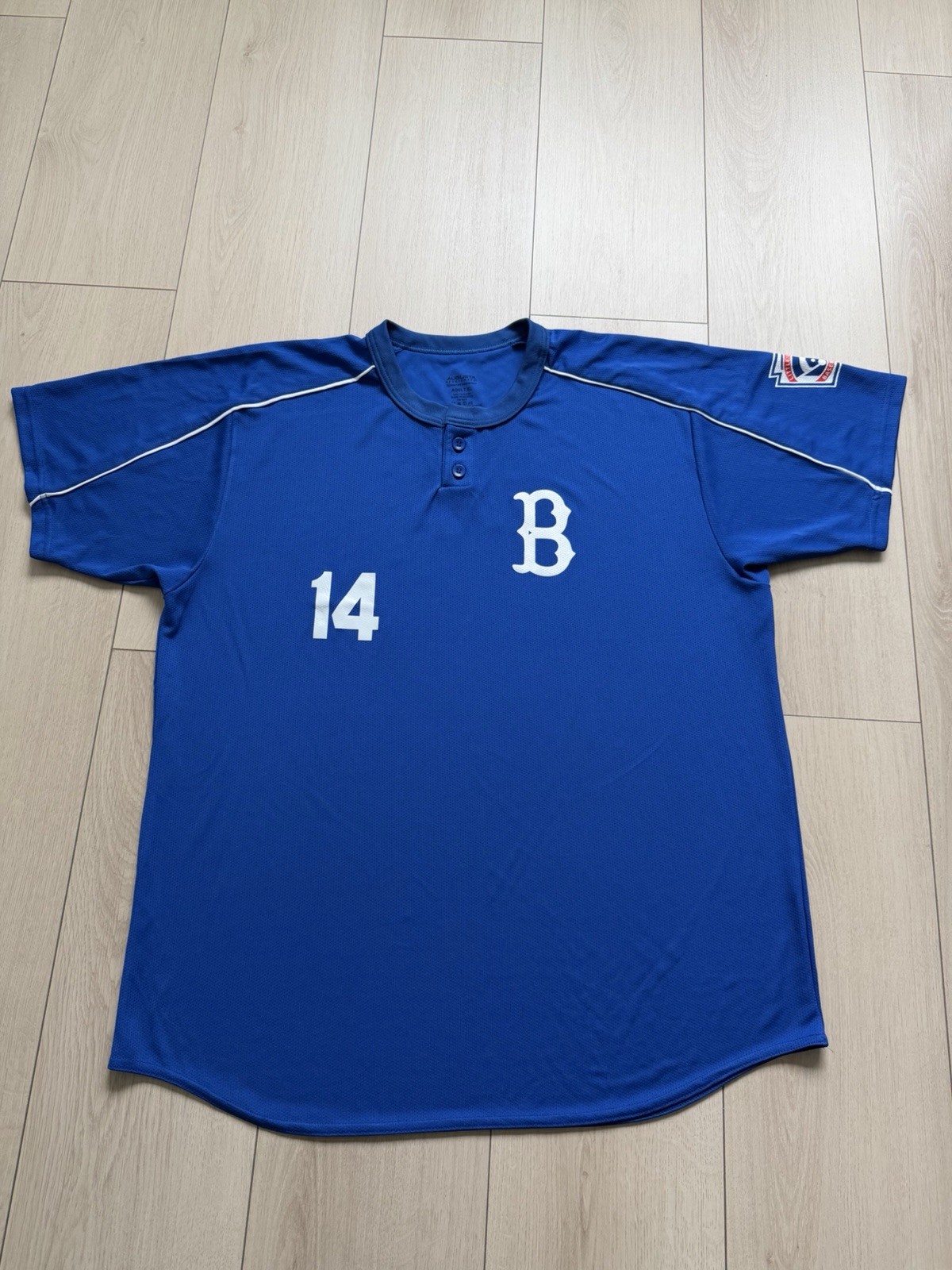 Augusta Sportswear Blue White Baseball Jersey Adult XL #14 Unisex
