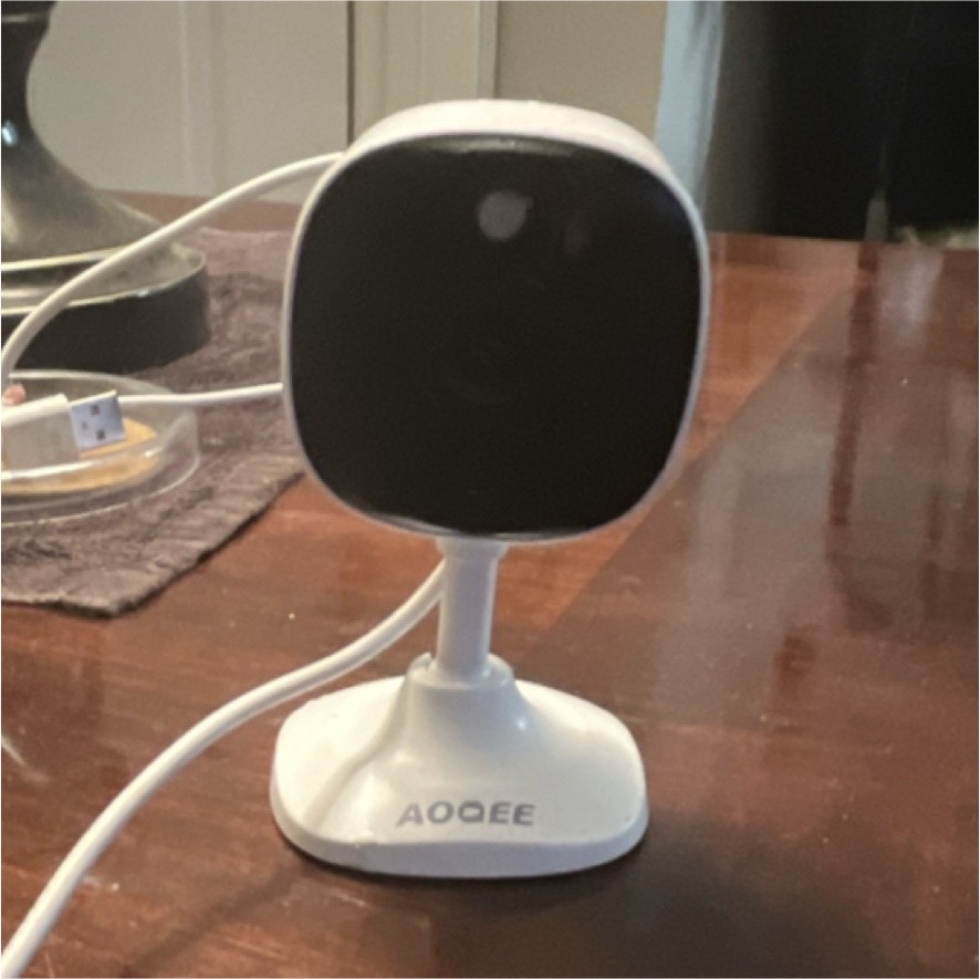 Aqee Indoor Wired IP/Network Surveillance Camera Night Vision White