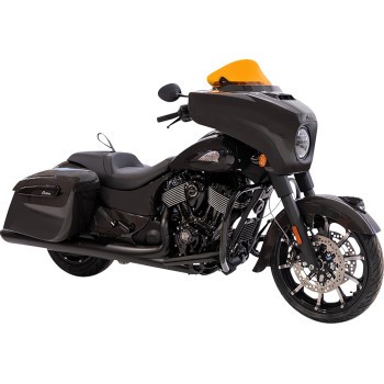 Klock Werks KWW-04-0637 Kolor Flare Windshield - 10in. - Orange Orange