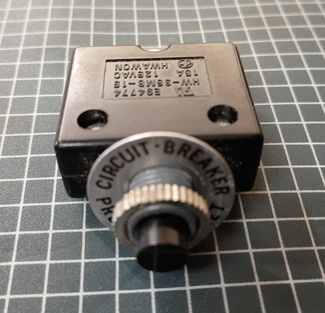 15 Amp OEM Delta Table Saw Circuit Breaker TESTED