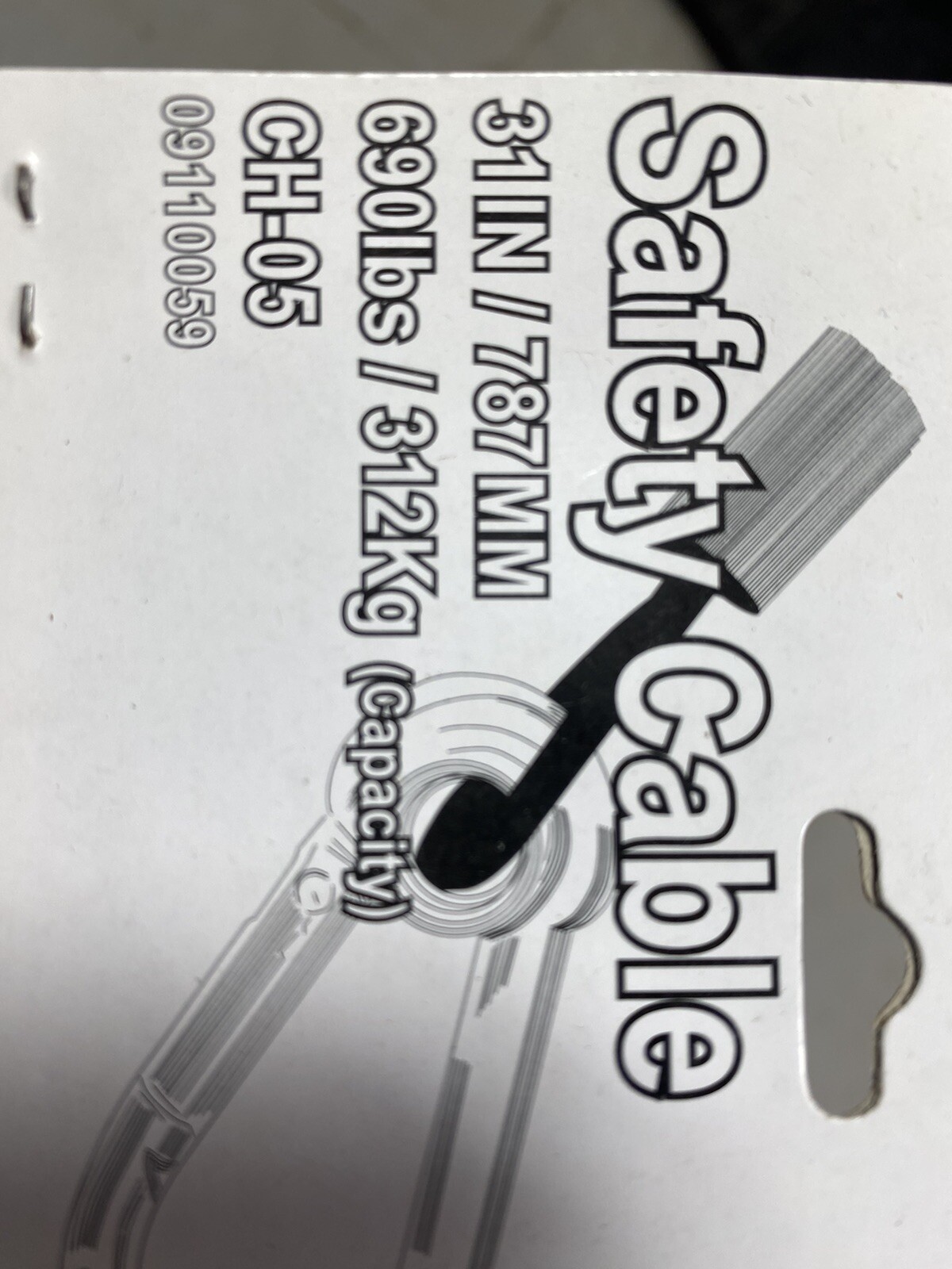 Chauvet Stage Lighting Safety Cable - CH-05 Safety Cable