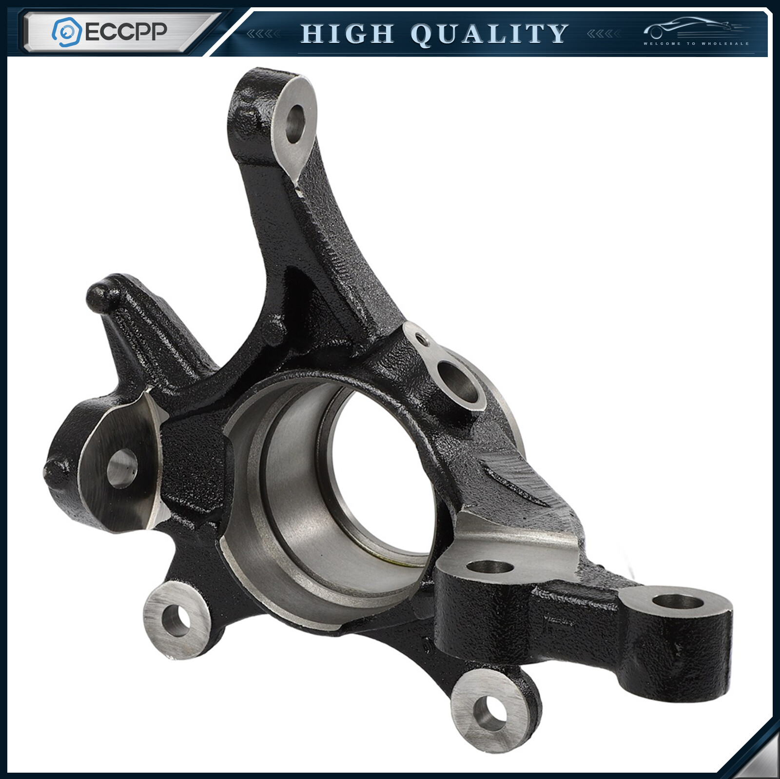 1Pc Front Driver Side Steering Knuckle For Hyundai Elantra Veloster 2013-2014
