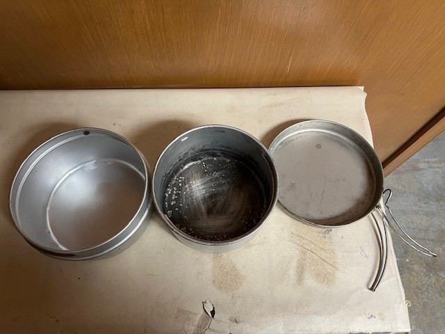 U.S. G.I. Mountain Cook Kit, Used Hard.