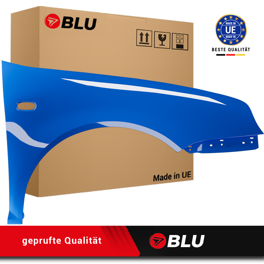 Fender for VW Golf IV 4 LA5C right blue 97-06 front painted new galvanized