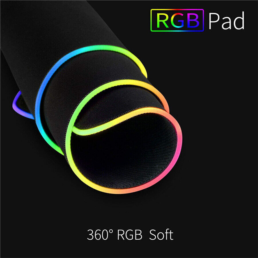 RGB Game Mouse Pad Led Computer Mousepad Backlight Carpet For keyboard Desk Mat