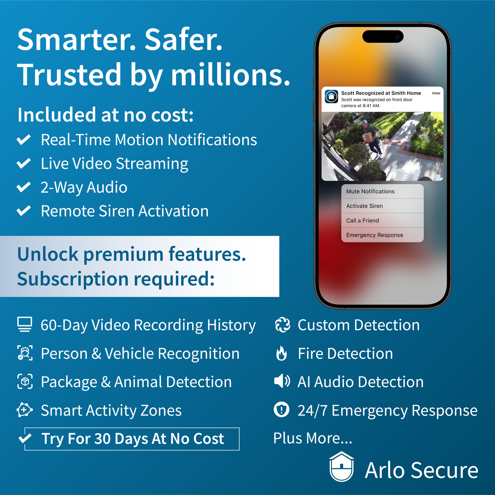 Arlo Pro 5S VMC4260P Camera, 2-Pack, White - Certified Refurbished