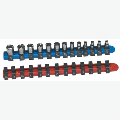 CTA Tools 9750 Socket Holder 1/2" Drive Inch, 15 Pegs