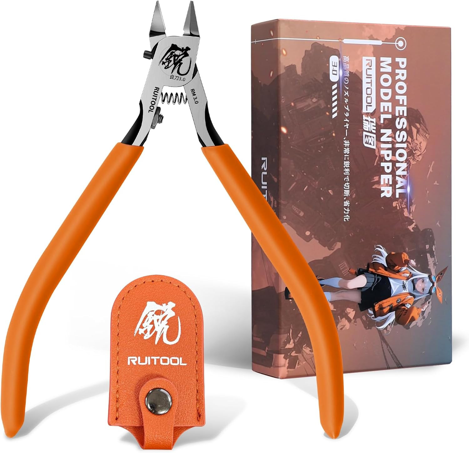 Model Nippers for Advancers, Single Blade Sprue Cutter for Gunpla | Ultra-Thin S