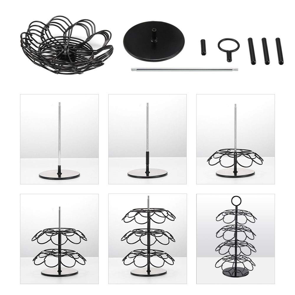 Coffee Pod Carousel Holder,Compatible with K-Cups Organizer Compatible with 3...