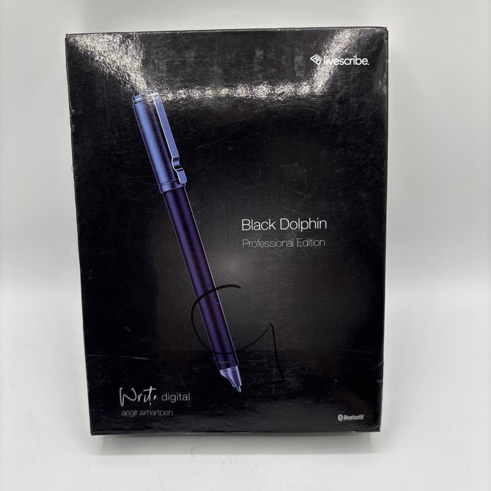 LIVESCRIBE BLACK DOLPHIN - Professional Edition Bluetooth Pen Digital Note READ